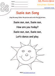 letter-s-song-worksheet